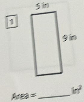 1
in^2
Area= _