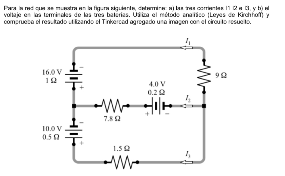 Resuelto:Para la red que se muestra en la figura siguiente, determine ...