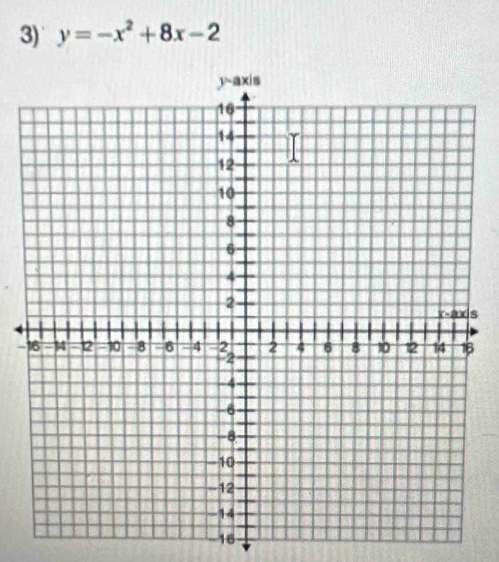 y=-x^2+8x-2
16