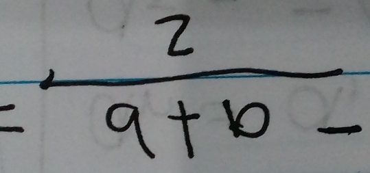 = 2/9+b- 