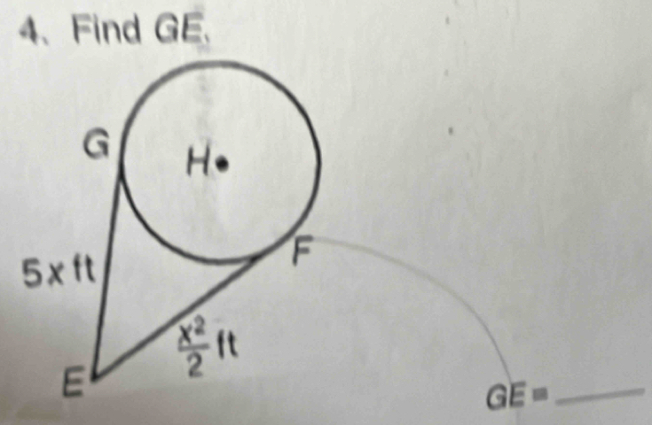 Find GE、
_ GE=