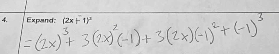 Expand: (2x+1)^3