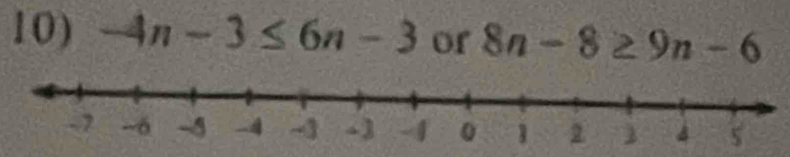 -4n-3≤ 6n-3 of 8n-8≥ 9n-6