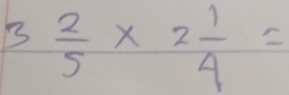 3 2/5 * 2 1/4 =