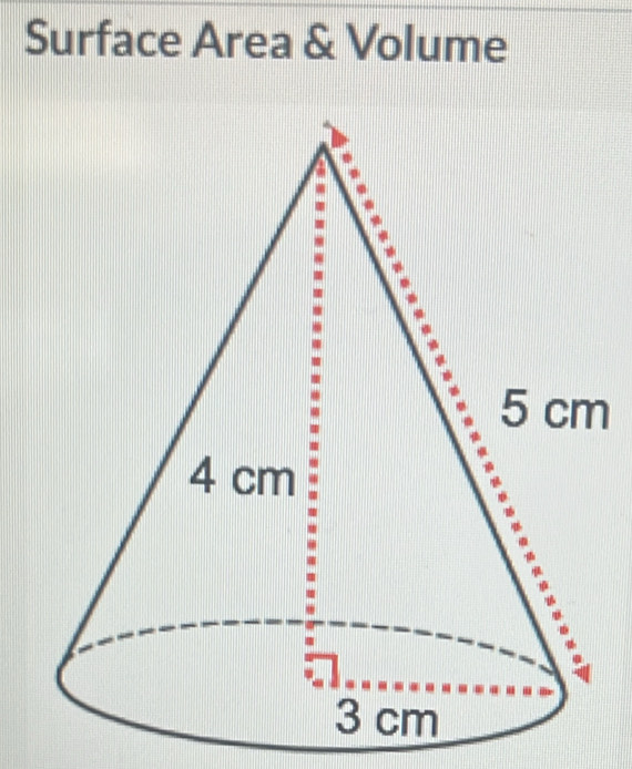 Surface Area & Volume