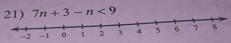 7n+3-n<9</tex>