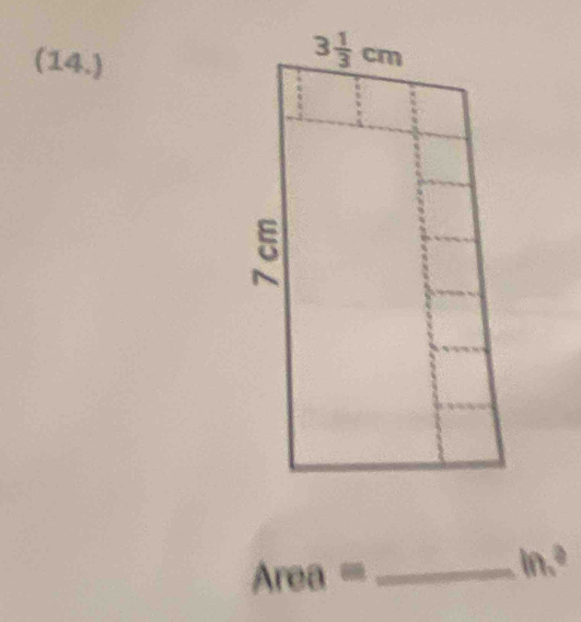 (14.)
Area=
_ ln ^2