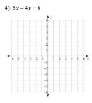 5x-4y=8
x