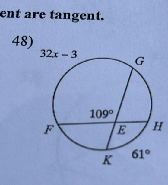 ent are tangent.
48)