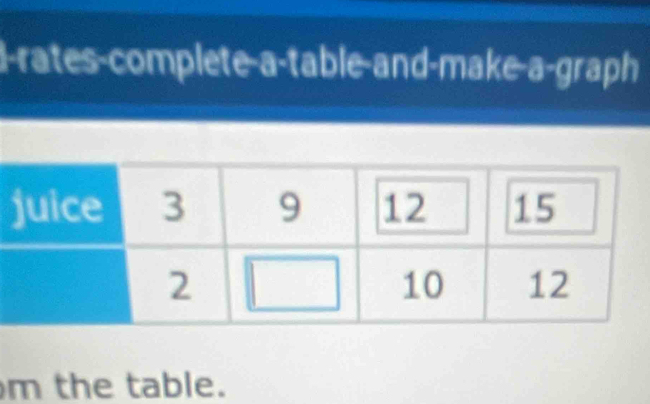 l-rates-complete-a-table-and-make-a-graph 
m the table.