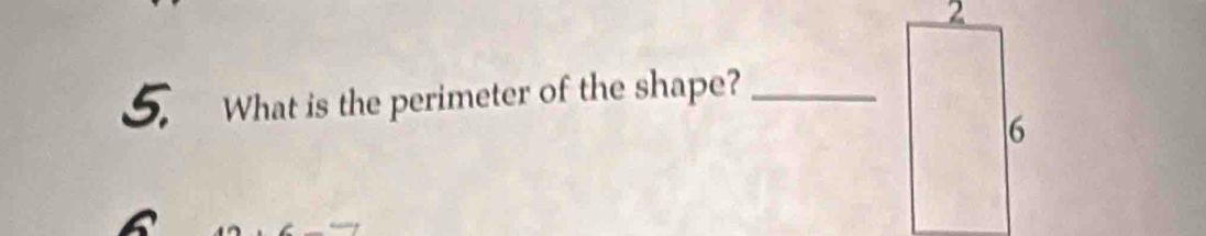 What is the perimeter of the shape?_