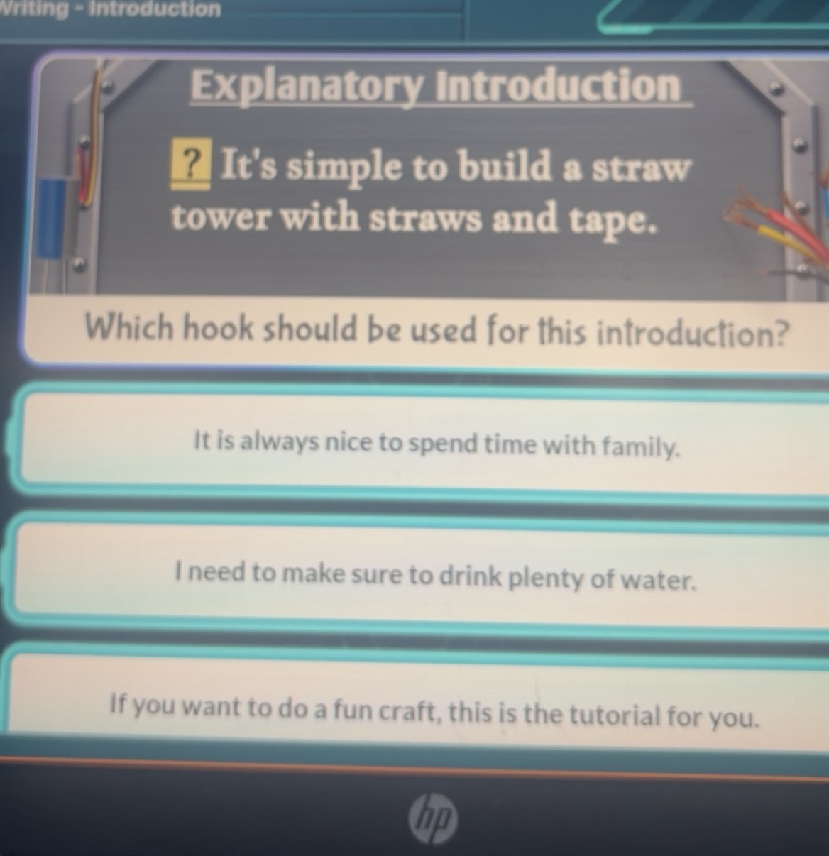 Solved: Writing - Introduction Explanatory Introduction It's simple to ...