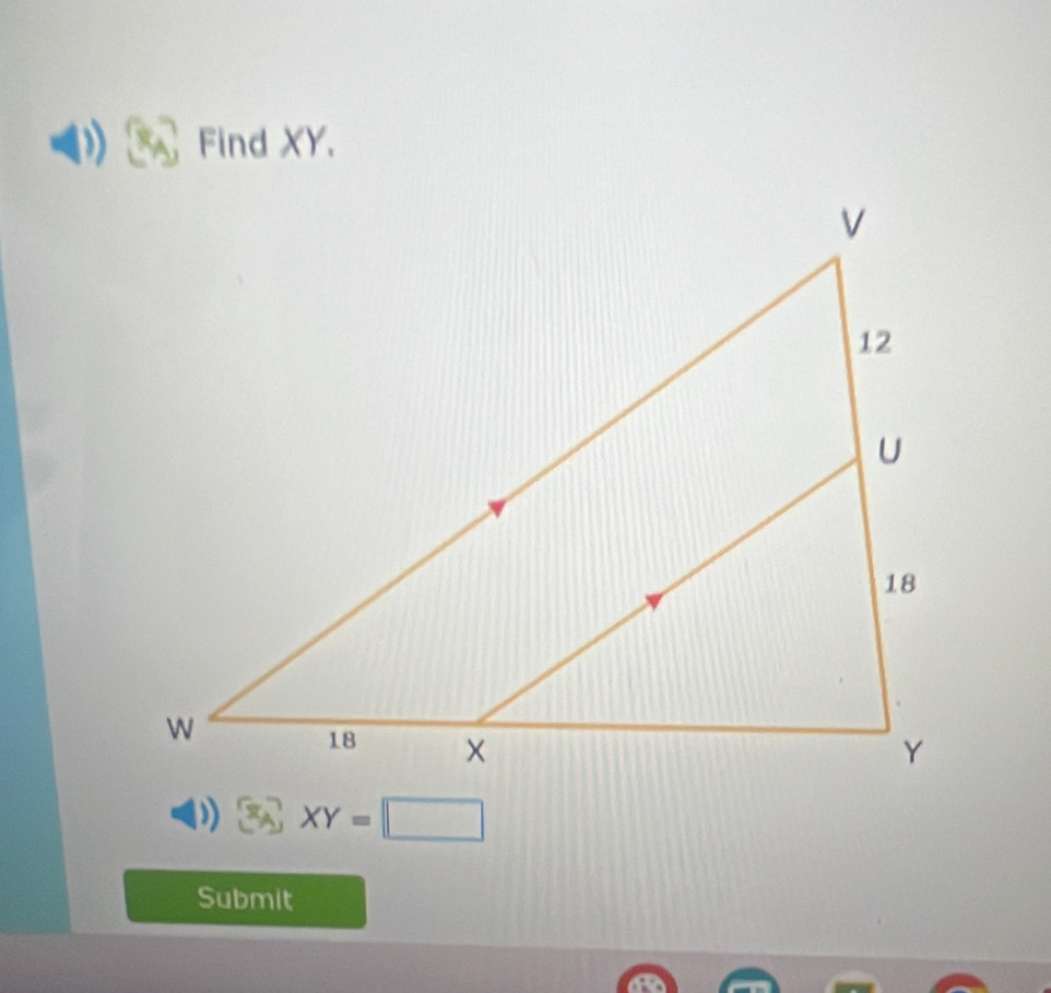 Find XY. 
 ey=* Y=□ 
Submit