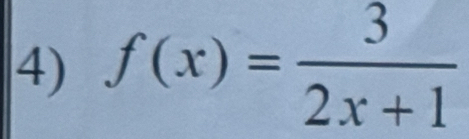 f(x)= 3/2x+1 