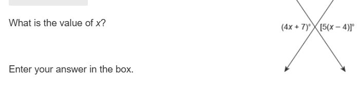 What is the value of x?
Enter your answer in the box.