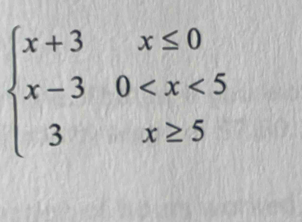 beginarrayl x+3x≤ 0 x-30