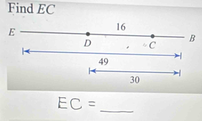 Find EC
EC= _