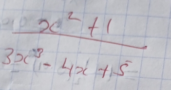  (x^2+1)/3x^2-4x+15 