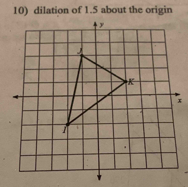 dilation of 1.5 about the origin