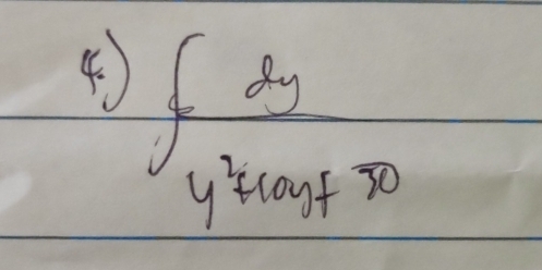 4 )
∈t  dy/y^2+log +80 