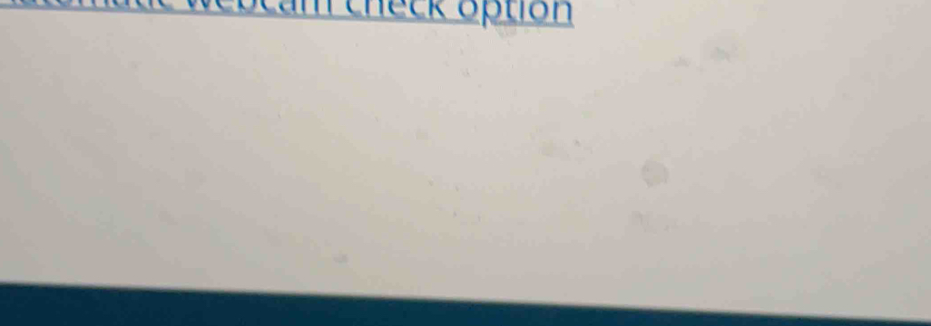 m check option