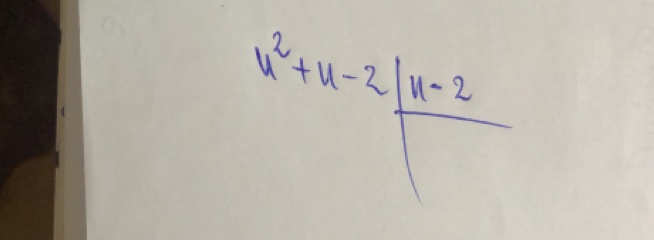 u^2+u-2| (u-2)/□  