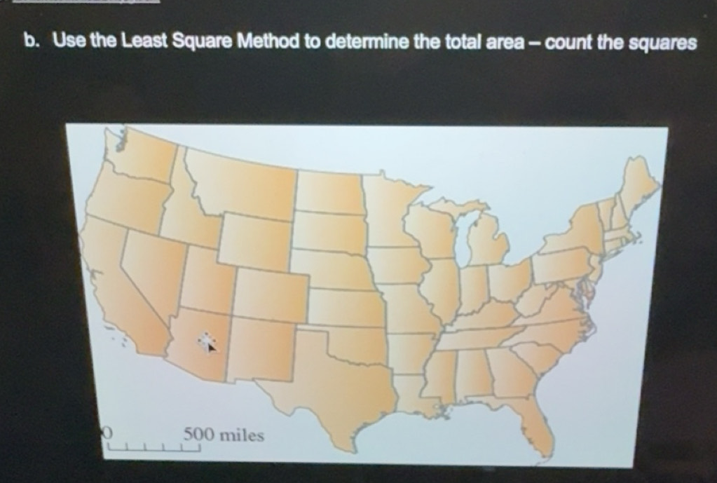 Solved: Use the Least Square Method to determine the total area - count ...