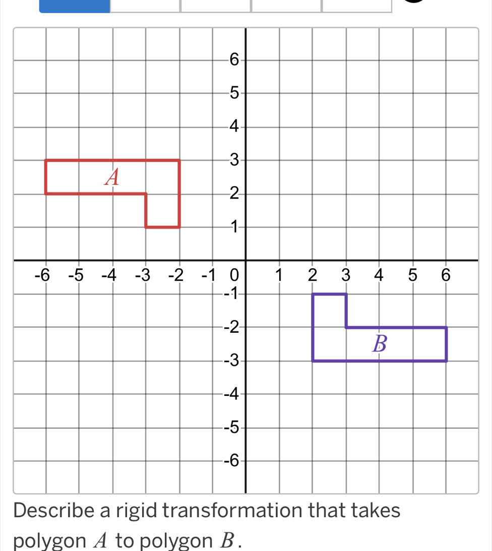 polygon A to polygon B.