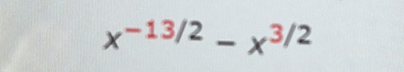 x^(-13/2)-x^(3/2)