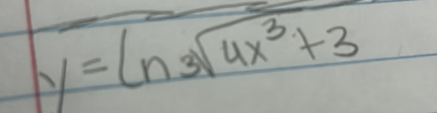 y=(nsqrt(4x^3+3)