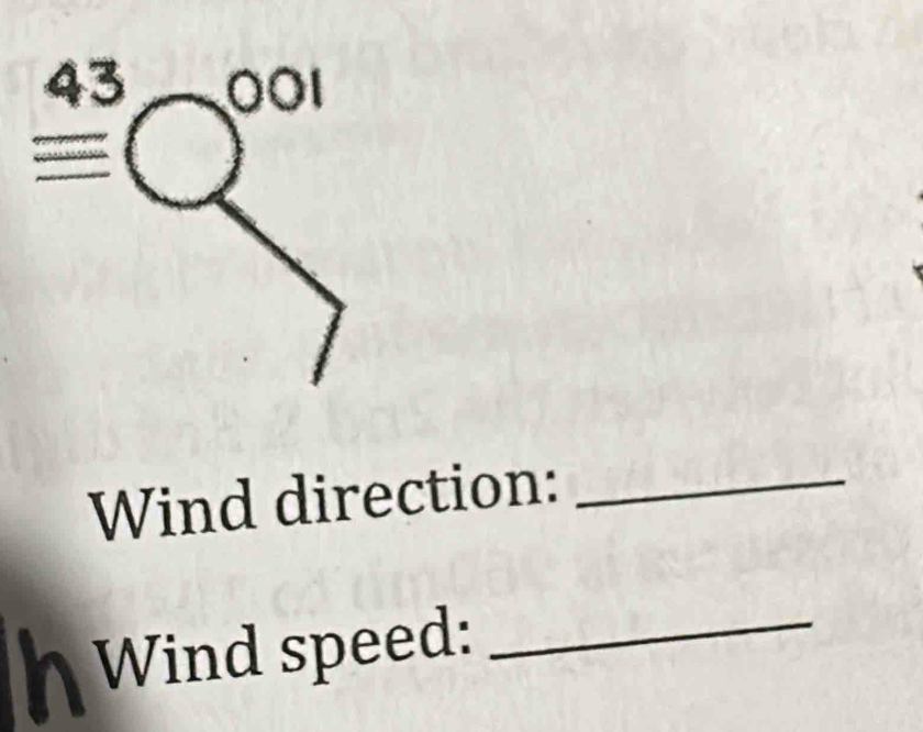 Wind direction:_
Wind speed:_