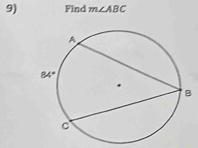 Find m∠ ABC