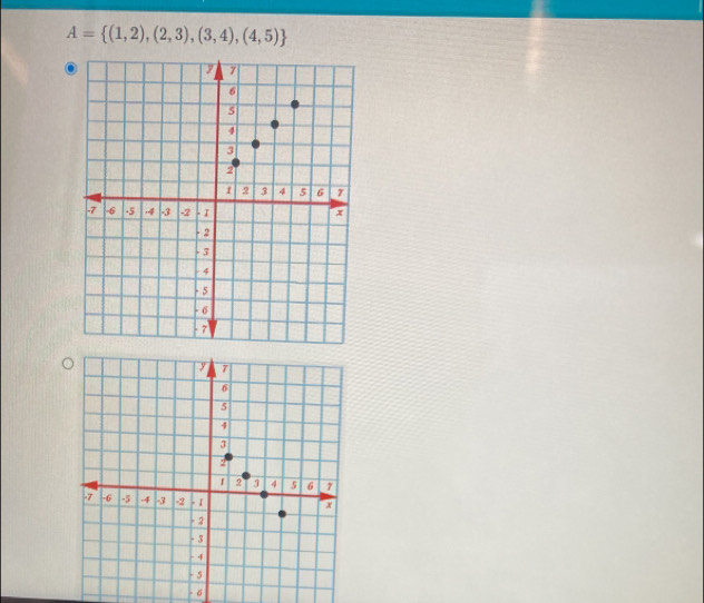 A= (1,2),(2,3),(3,4),(4,5)
- 6