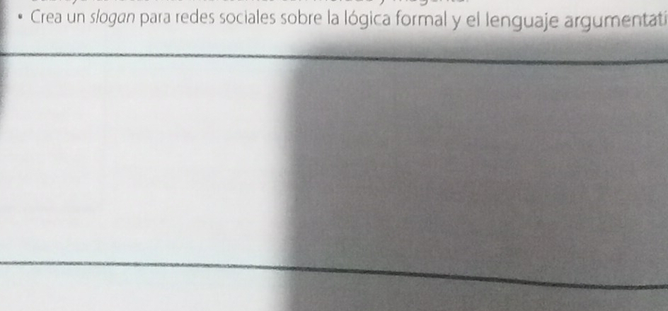 Crea un slogan para redes sociales sobre la lógica formal y el lenguaje argumentati