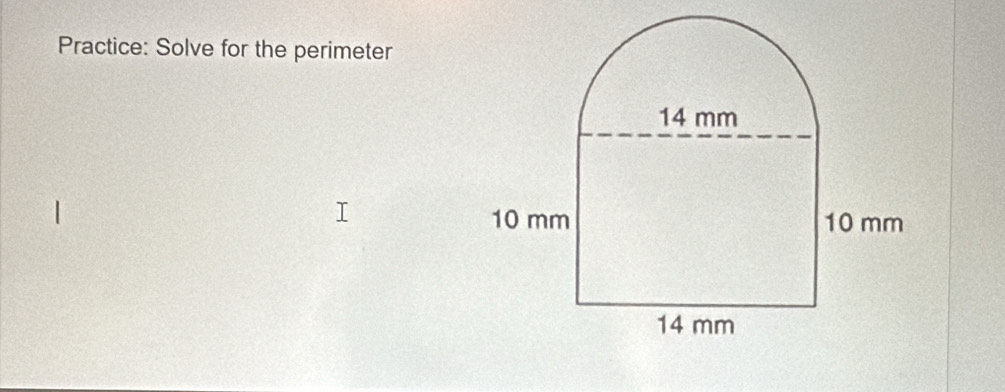 Practice: Solve for the perimeter