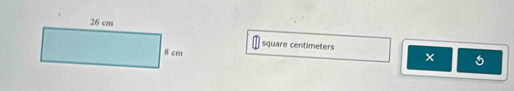 square centimeters 
×