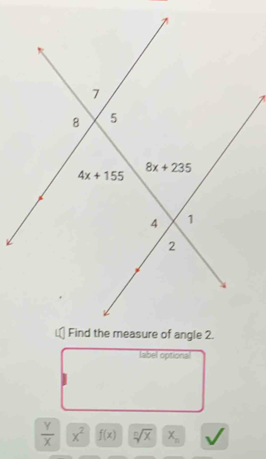 label optional
 Y/X  x^2 f(x) sqrt[n](x) X_n