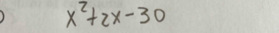 x^2+2x-30