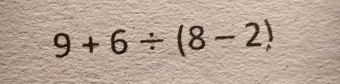 9+6/ (8-2)