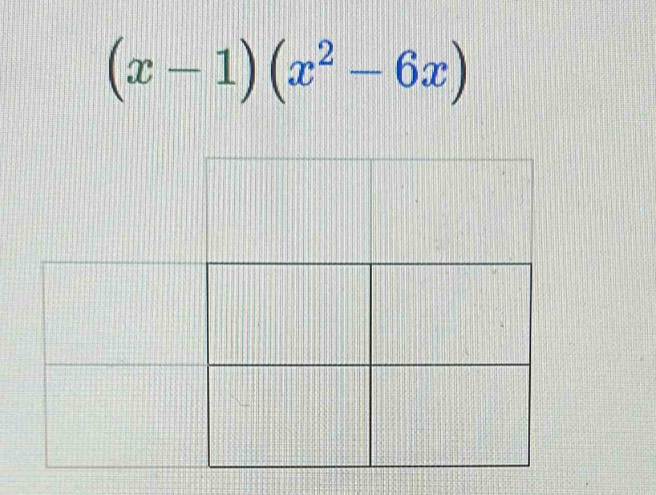 (x-1)(x^2-6x)