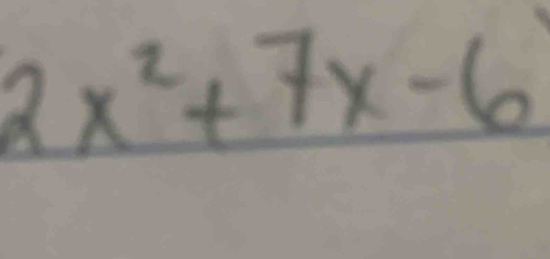 2x^2+7x-6