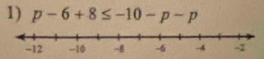 p-6+8≤ -10-p-p