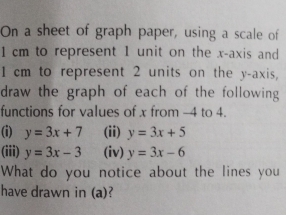 Solved: On a sheet of graph paper, using a scale of 1 cm to represent 1 ...