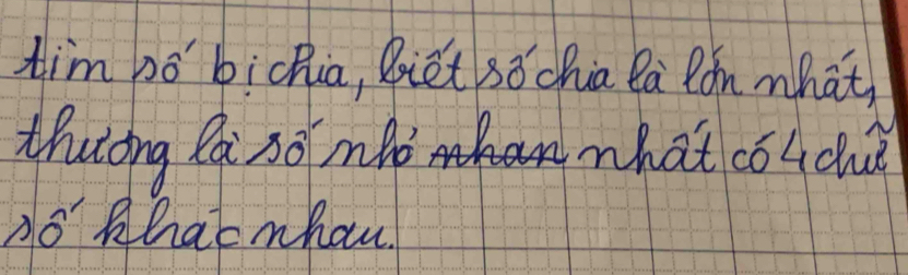 tim bó bichia, Biet 3ǒchia la Rón what 
thuting Raso mh what colchu 
Ao Ahac mhan.