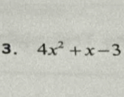 4x^2+x-3