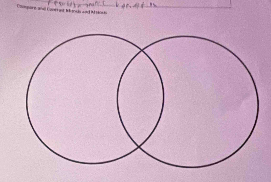 Compare and Contrast Mitosis and Melosis