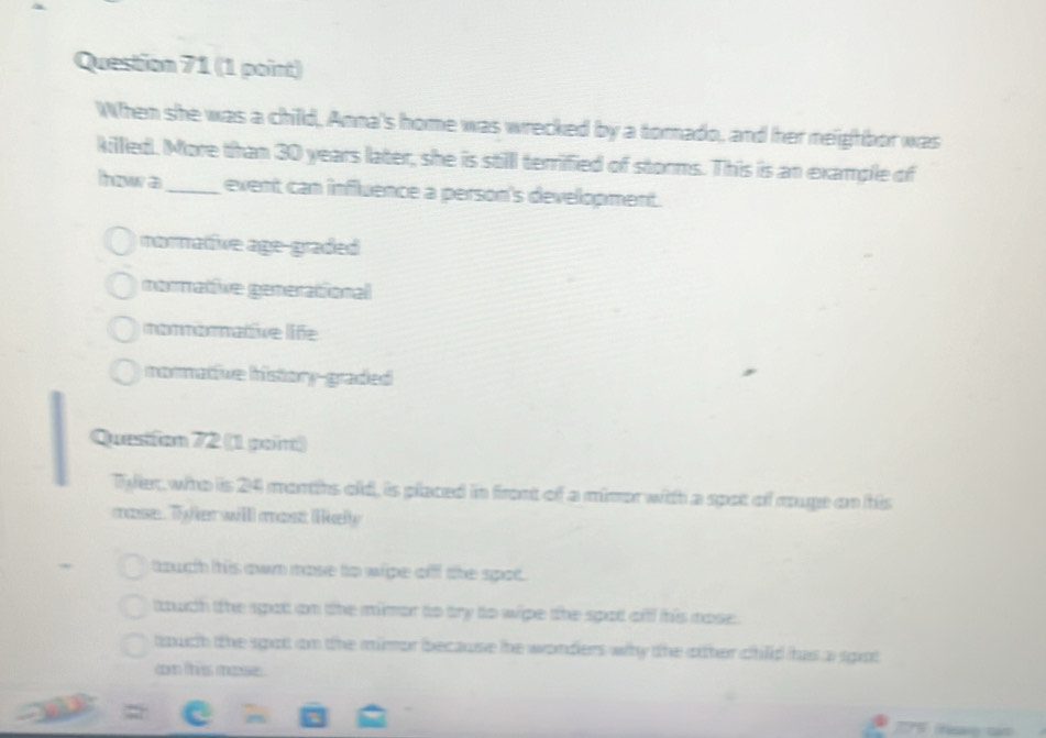 Solved: When she was a child, Anna's home was wrecked by a tomado, and ...