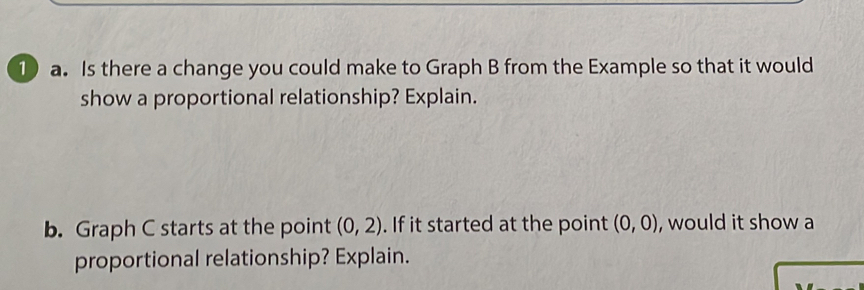 Solved: Is there a change you could make to Graph B from the Example so ...