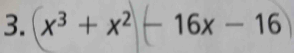 x^3+x^2|-16x-16