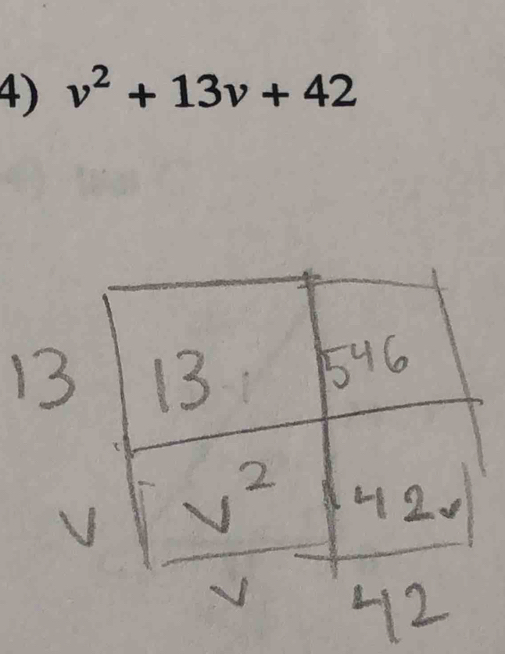 v^2+13v+42